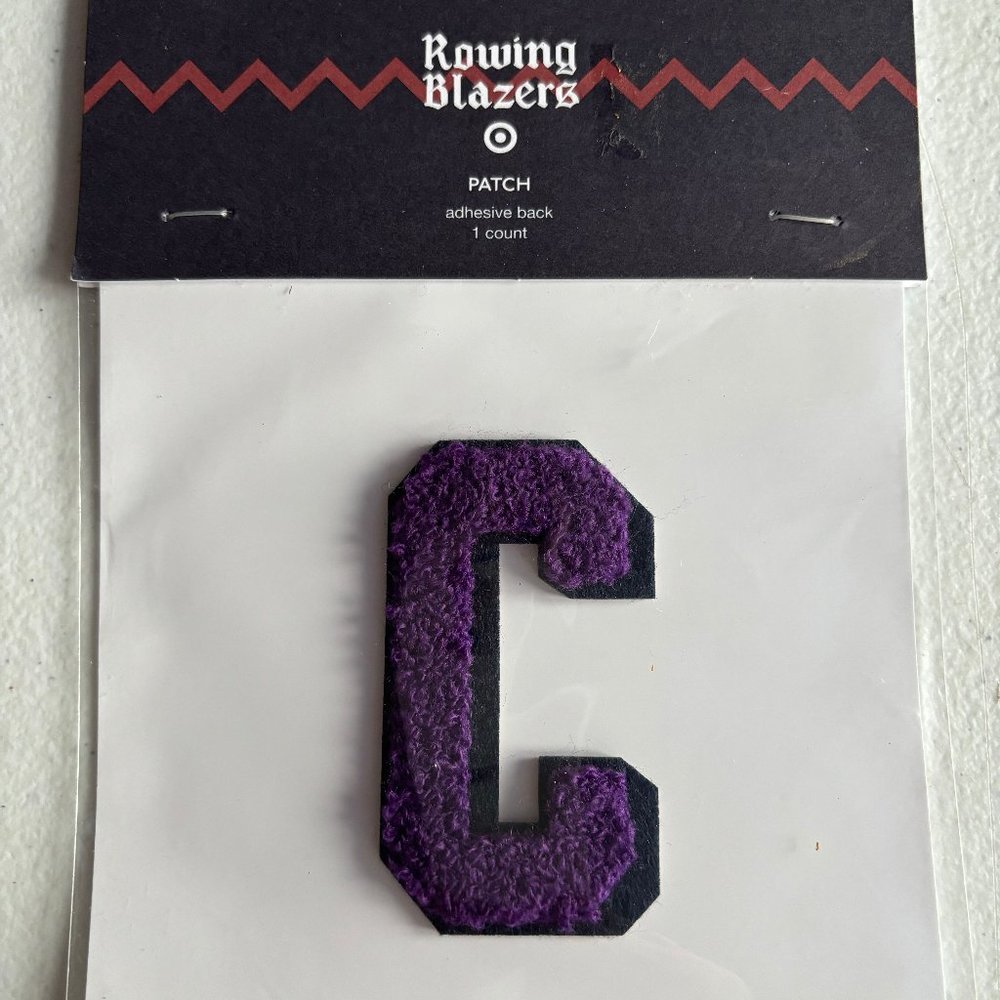 Rowing Blazers x Target Collab Adhesive Letter C Patch‎